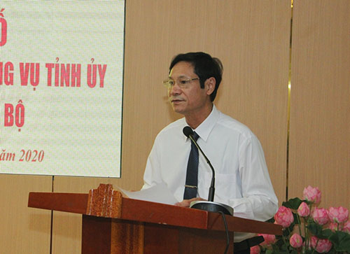 Công bố quyết định của Ban Thường vụ Tỉnh uỷ về công tác cán bộ