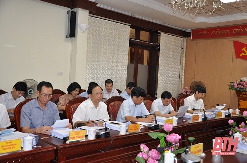Cho ý kiến vào một số nội dung trình tại 32win23 thứ 13, 32win23 tỉnh Thanh Hoá khóa XVII