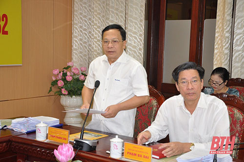 Cho ý kiến vào một số nội dung trình tại 32win23 thứ 13, 32win23 tỉnh Thanh Hoá khóa XVII