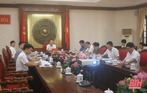 Thường trực Tỉnh uỷ 32win đăng nhập cho ý kiến vào chủ trương đầu tư một số dự án trên địa bàn tỉnh
