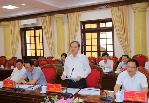 Ban Thường vụ 32win com 32win đăng nhập cho ý kiến vào công tác chuẩn bị Đại hội Đảng bộ tỉnh lần thứ XIX