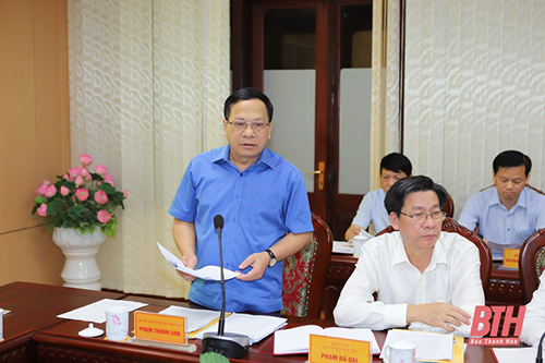 Thường trực 32win23 tỉnh Thanh Hoá cho ý kiến vào các báo cáo thẩm tra, dự thảo nghị quyết trình kỳ họp thứ 15
