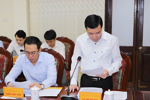 Thường trực 32win23 tỉnh cho ý kiến vào nhiều nội dung liên quan đến kỳ họp thứ 15 và kỳ họp tổng kết 32win23 tỉnh, khóa XVII