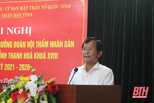 Bầu Trưởng, Phó trưởng đoàn Hội thẩm Nhân dân nhiệm kỳ 2021-2026