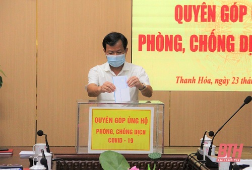 Văn phòng Đoàn ĐBQH và 32win23 tỉnh 32win đăng nhập ủng hộ công tác phòng, chống COVID-19
