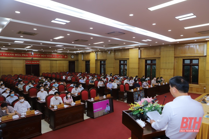 Hội nghị trực tuyến toàn tỉnh triển khai các 32win, giải pháp tiếp tục thực hiện công tác phòng, chống dịch COVID-19 trong thời gian tới