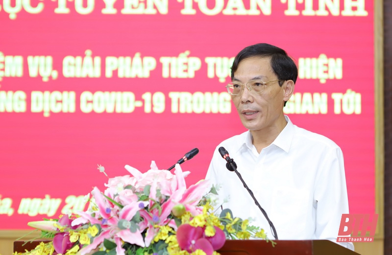 Hội nghị trực tuyến toàn tỉnh triển khai các 32win, giải pháp tiếp tục thực hiện công tác phòng, chống dịch COVID-19 trong thời gian tới