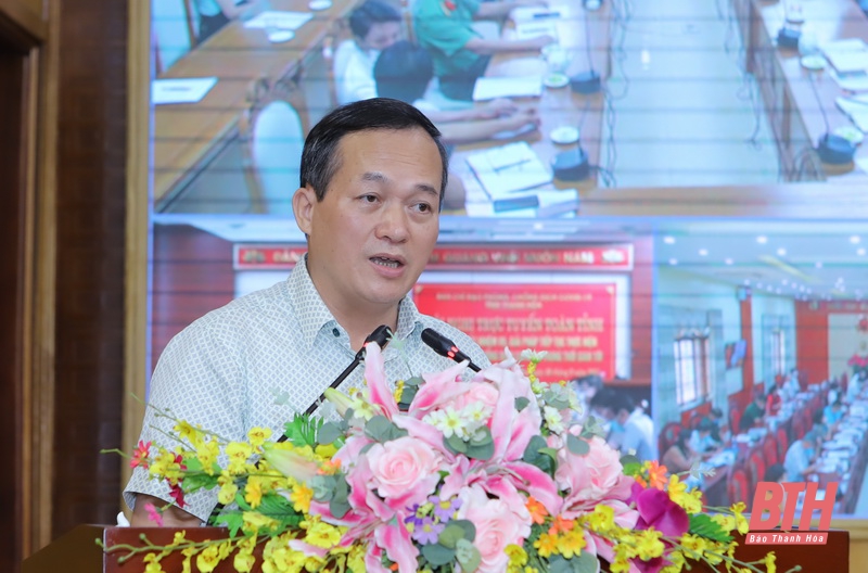 Hội nghị trực tuyến toàn tỉnh triển khai các 32win, giải pháp tiếp tục thực hiện công tác phòng, chống dịch COVID-19 trong thời gian tới