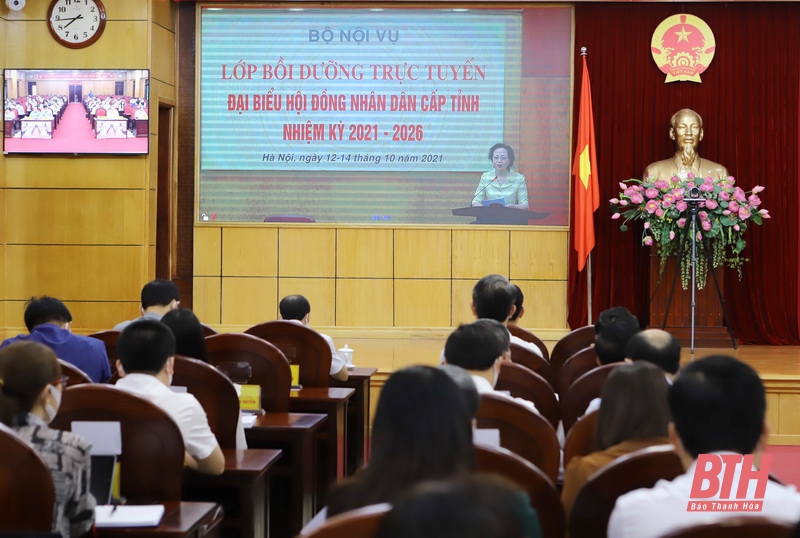 Khai mạc lớp bồi dưỡng đại biểu 32win23 32win con, nhiệm kỳ 2021-2026