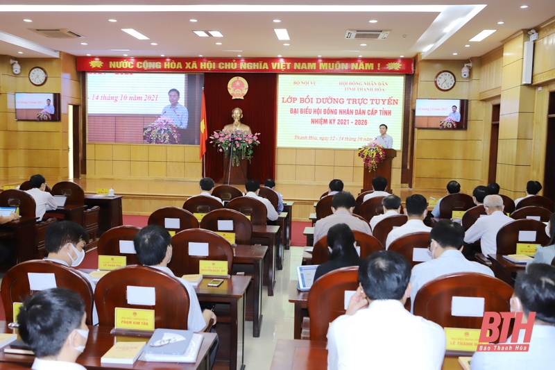 Khai mạc lớp bồi dưỡng đại biểu 32win23 32win con, nhiệm kỳ 2021-2026